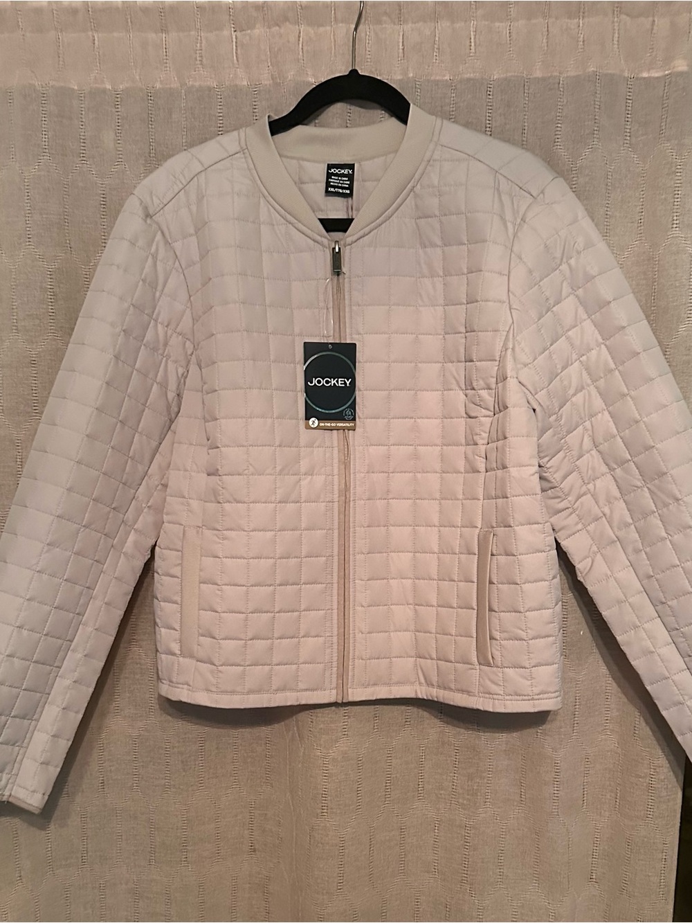 Jockey Women’s Quilted Bomber Jacket NWT